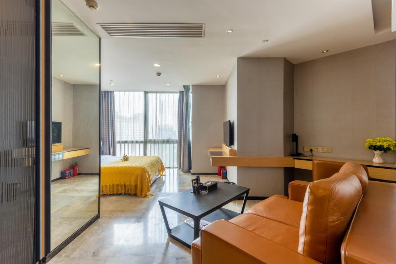 Yoyo Apartment Jiedeng Metropolis Branch, Beijing Road Kanton Exteriér fotografie