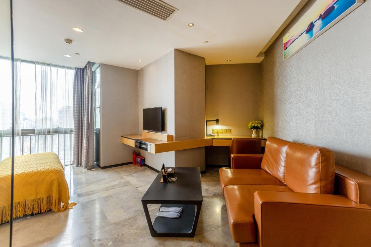 Yoyo Apartment Jiedeng Metropolis Branch, Beijing Road Kanton Exteriér fotografie