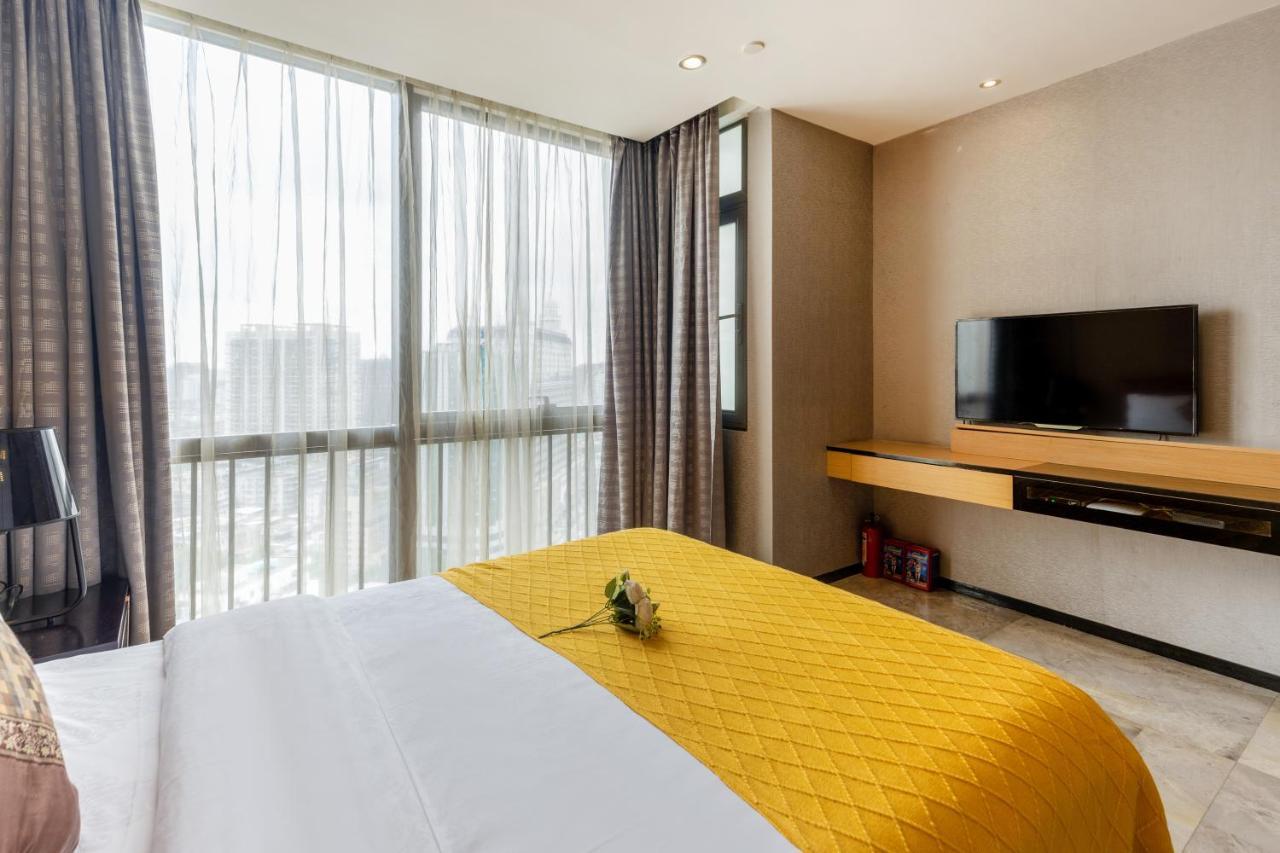 Yoyo Apartment Jiedeng Metropolis Branch, Beijing Road Kanton Exteriér fotografie