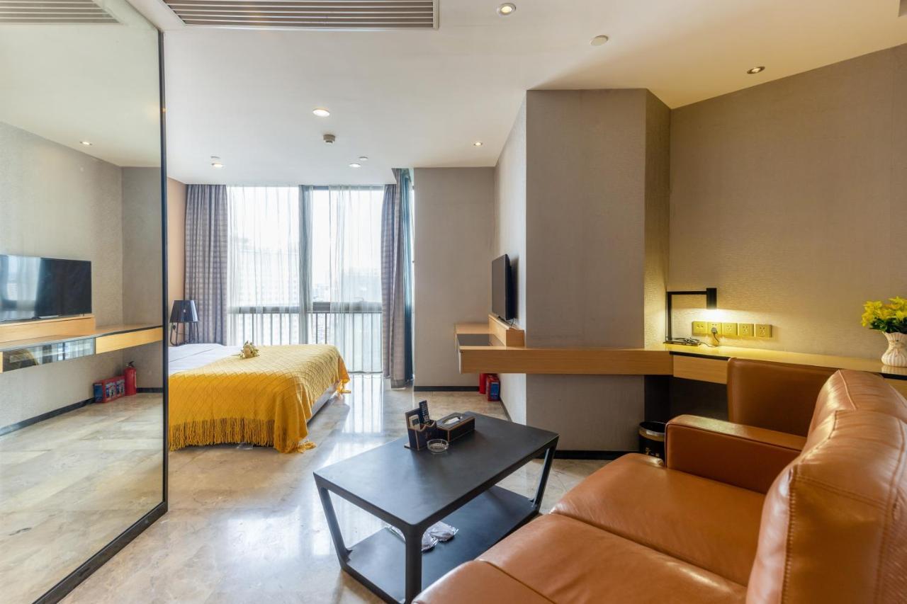 Yoyo Apartment Jiedeng Metropolis Branch, Beijing Road Kanton Exteriér fotografie