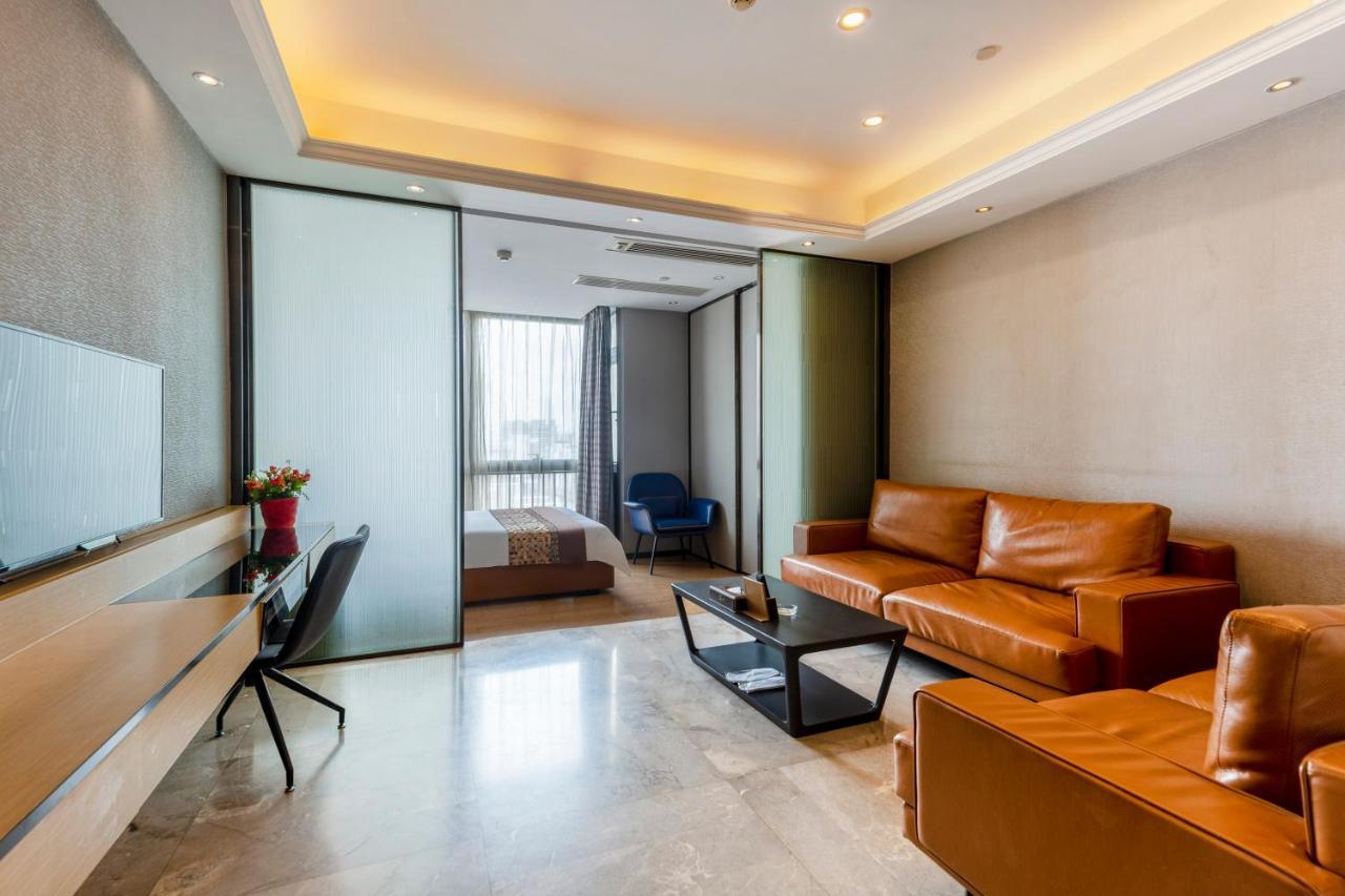 Yoyo Apartment Jiedeng Metropolis Branch, Beijing Road Kanton Exteriér fotografie