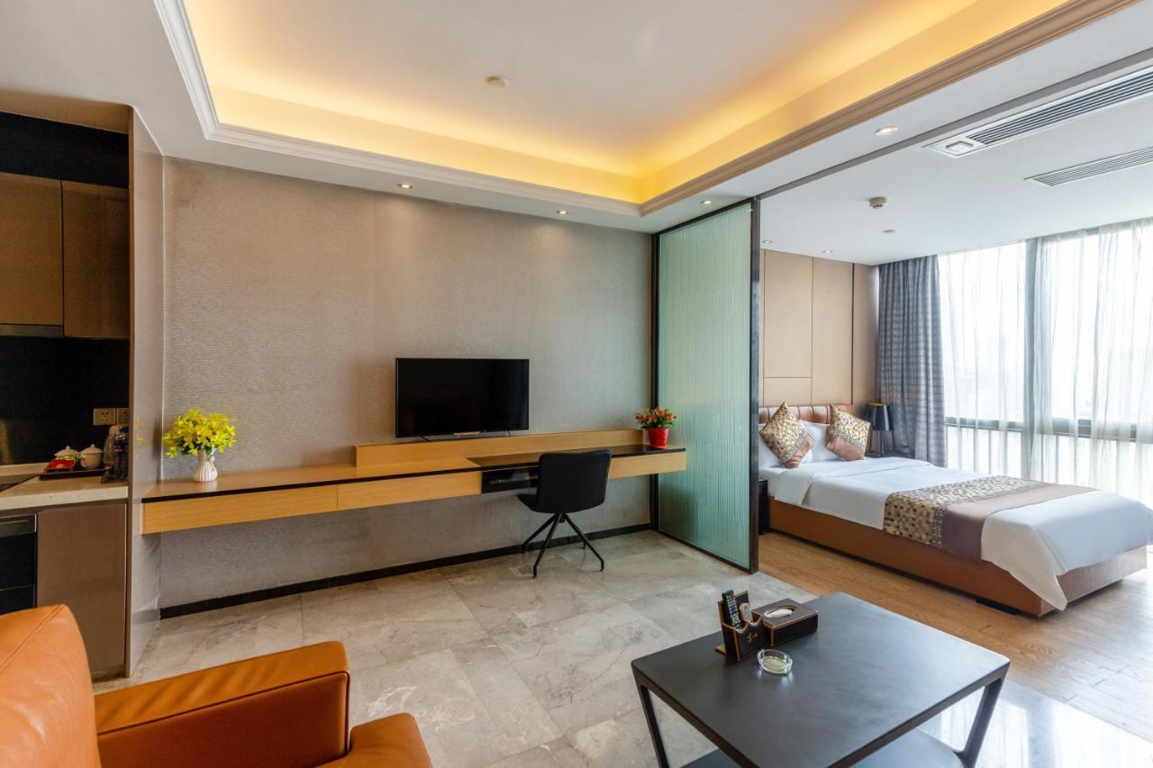 Yoyo Apartment Jiedeng Metropolis Branch, Beijing Road Kanton Exteriér fotografie